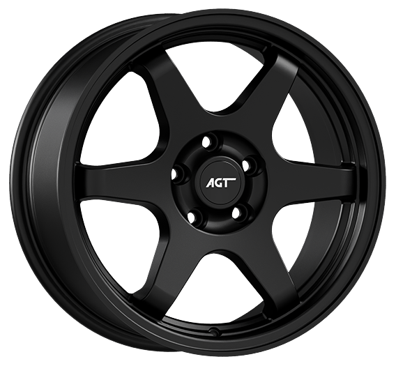 7.5X17" PCD 5X114 AGT Wheels 737  ET40 72.60 mm Matt Black