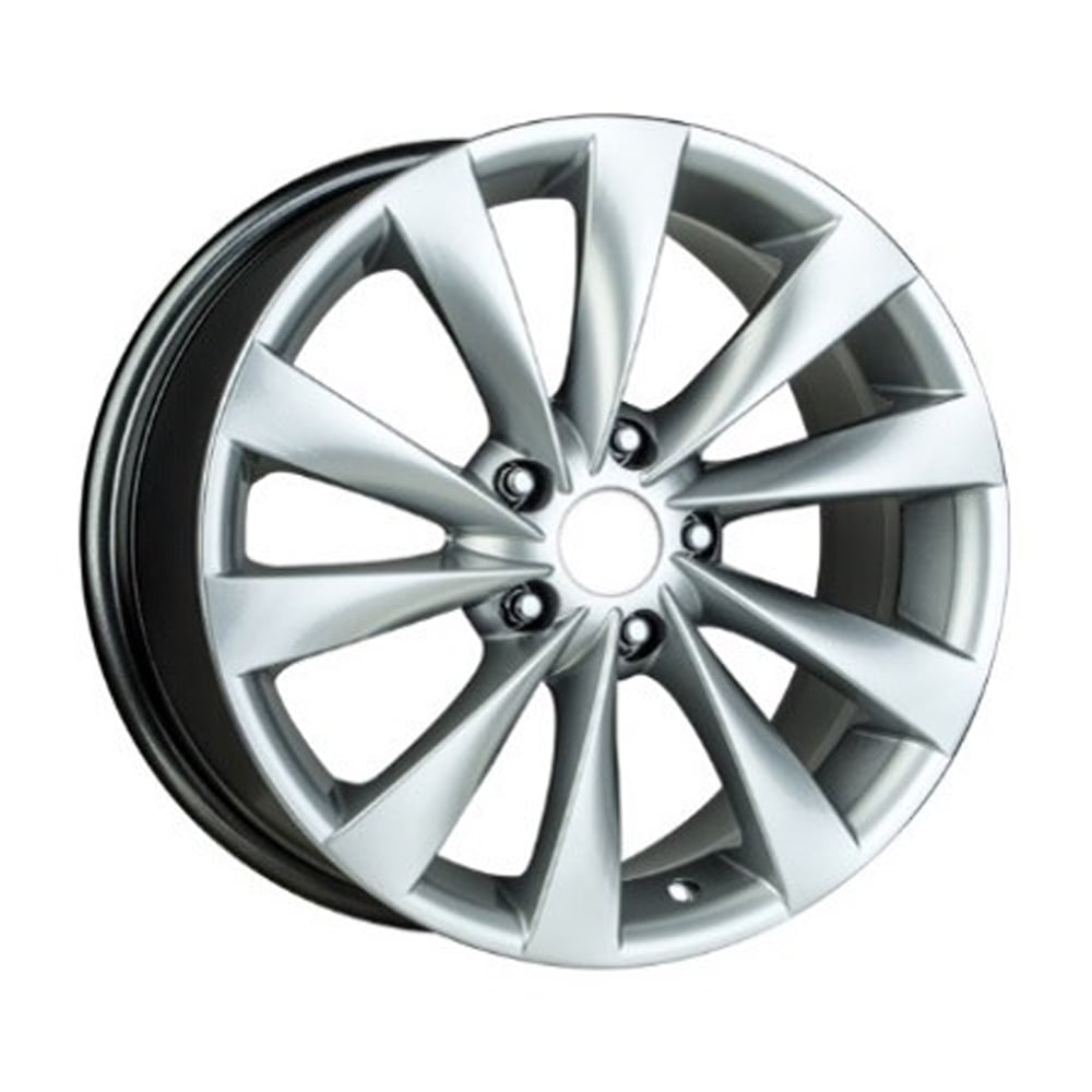 7.5X17" PCD 5X114 FD Wheels 731-3 BLACK FULL SILVER ET40 67.1 mm