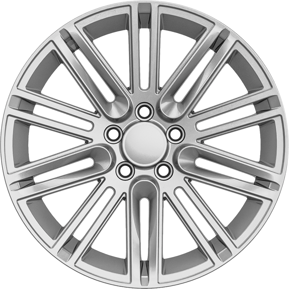 7.5X17" PCD5X105 AGT Wheels 17A01 ET40 Full Silver 56.6 mm