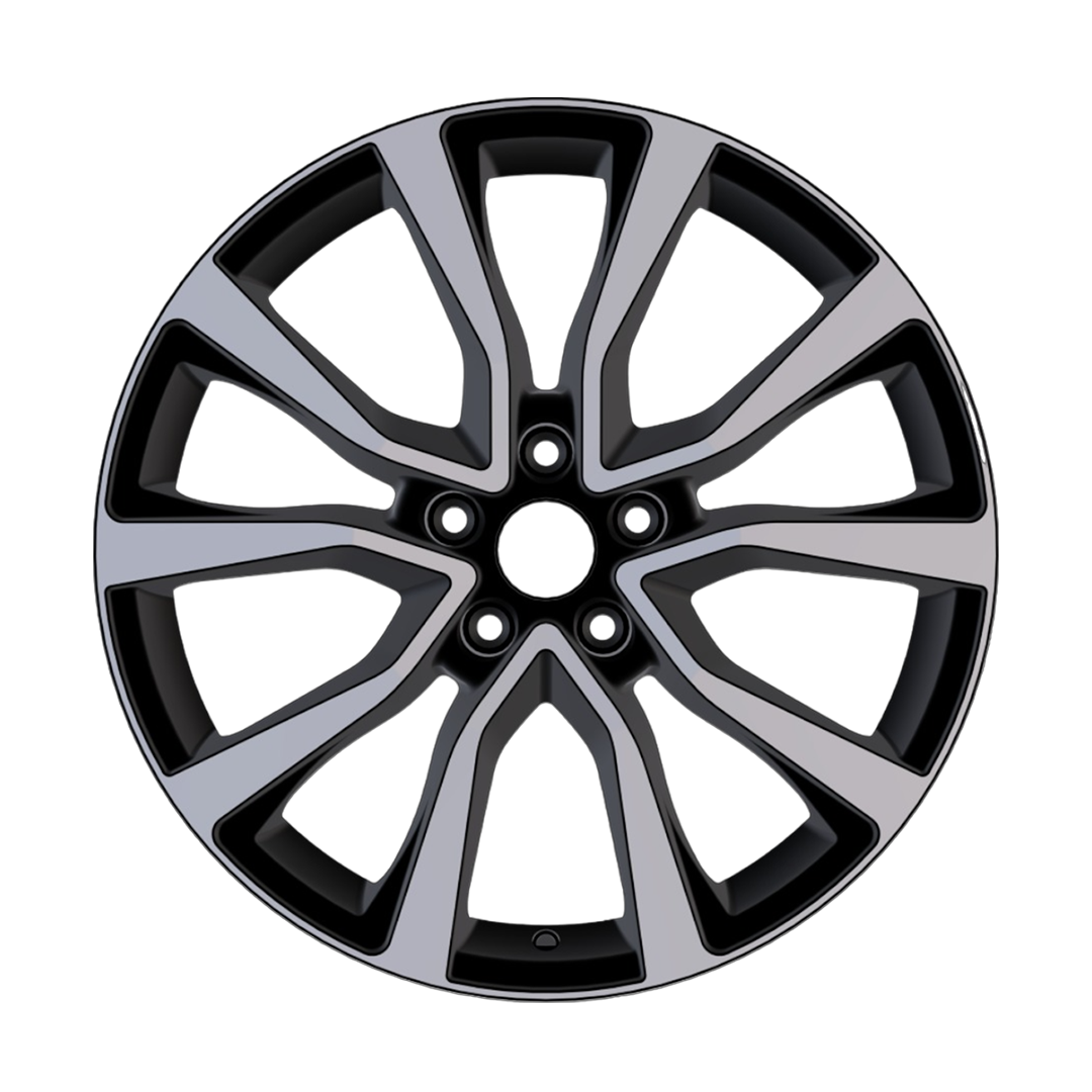 7.5X19" PCD 5X114 AGT Wheels 1209  ET40 60.10 mm Black Diamond