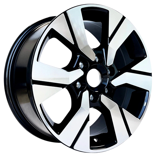 7X16" PCD 6X120 Kormetal DY1826 ET45 Black Diamond 74.60 mm