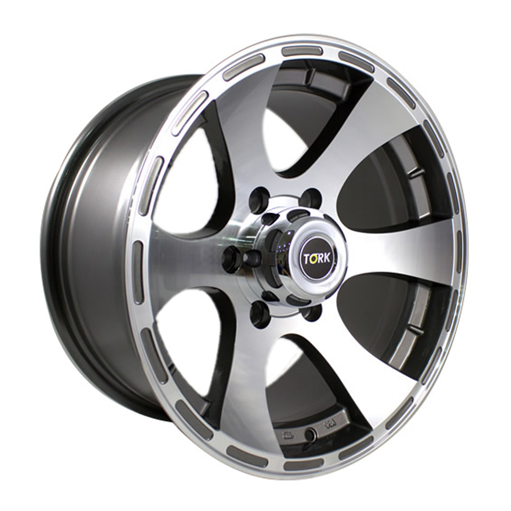 8.0X16" PCD 5X120 BK BK-5537 BLACK MACHINE ET25 65.1 mm
