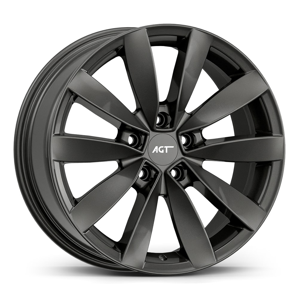 8.0X18" PCD 5X100 AGT Wheels 18271 ET35 67.10 mm Matt Titan
