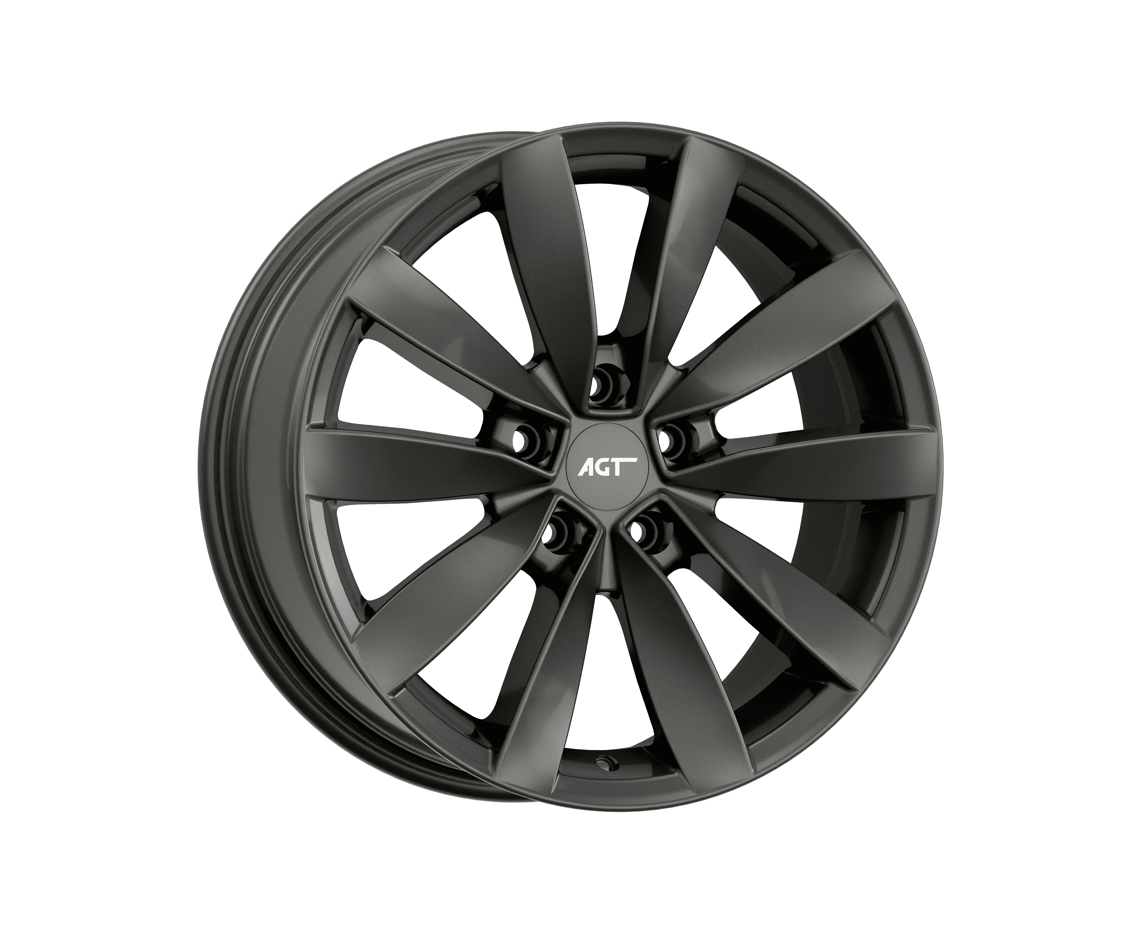 8.0X18" PCD 5X105 AGT Wheels 18271 ET35 67.10 mm Matt Titan