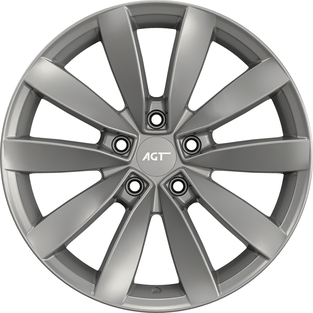 8.0X18" PCD 5X108 AGT Wheels 18271 ET35 67.10 mm Full Silver