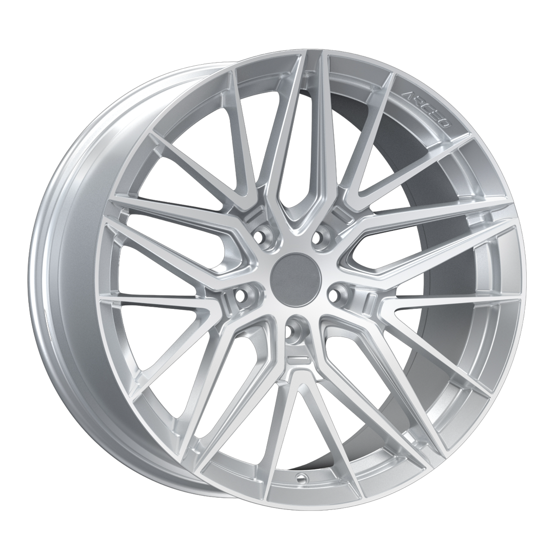 8.0X18" PCD 5X108 Arceo Wheels ARC-18193-08 ET35 Silver Diamond 73.1 mm