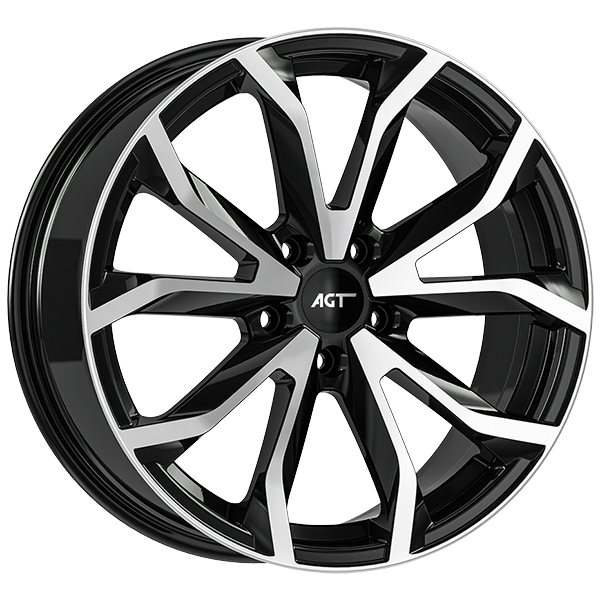 8.0X18" PCD 5X110 Carre  834-2 BLACK DIAMOND ET30 65.1 mm