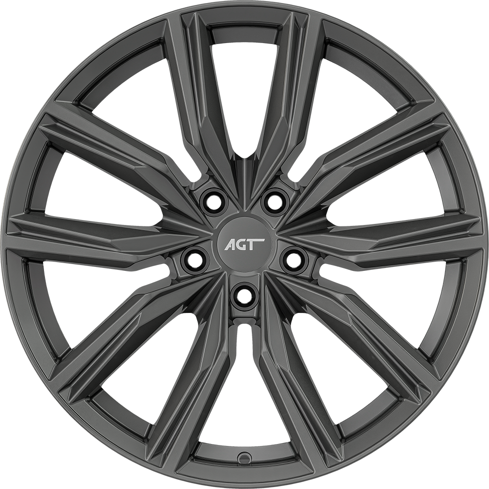 8.0X18" PCD 5X112 AGT Wheels 18134 ET40 Titan 66.56 mm