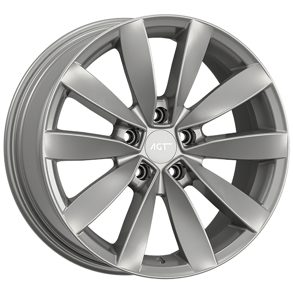 8.0X18" PCD 5X112 AGT Wheels 18271 ET42 57.10 mm Full Silver