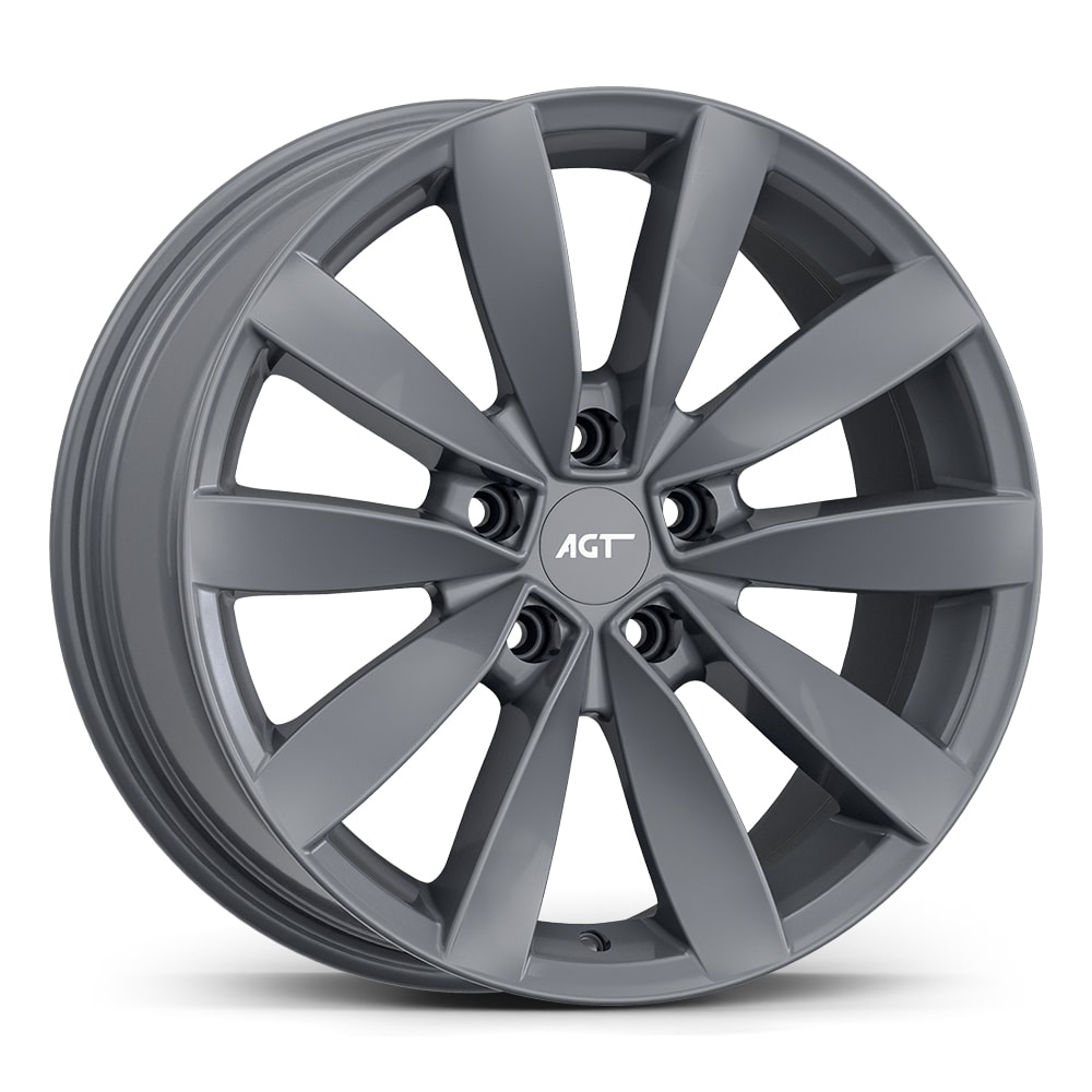 8.0X18" PCD 5X112 AGT Wheels 18271 ET42 67.10 mm Hyper Black