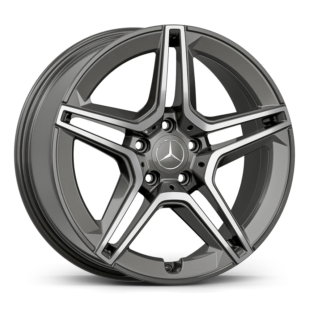 8.0X18" PCD 5X112 AGT Wheels 18273 ET42 66.60 mm Titan Diamond
