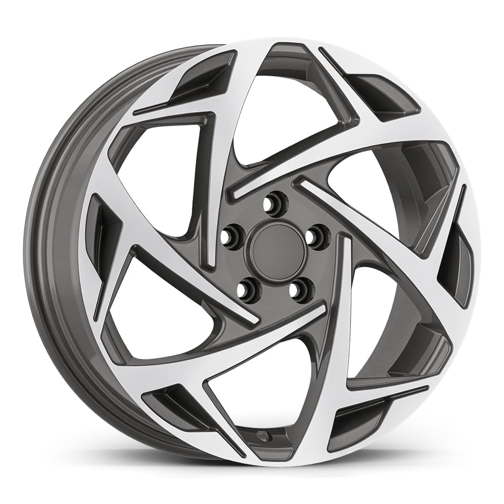 8.0X18" PCD 5X112 AGT Wheels 18273 ET45 66.60 mm Titan Diamond