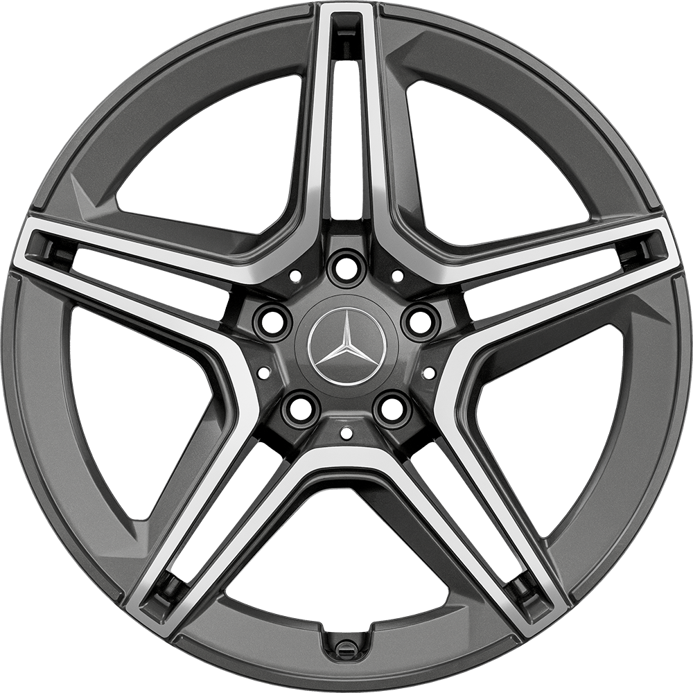 8.0X18" PCD 5X112 AGT Wheels 18273 ET49 66.60 mm Titan Diamond