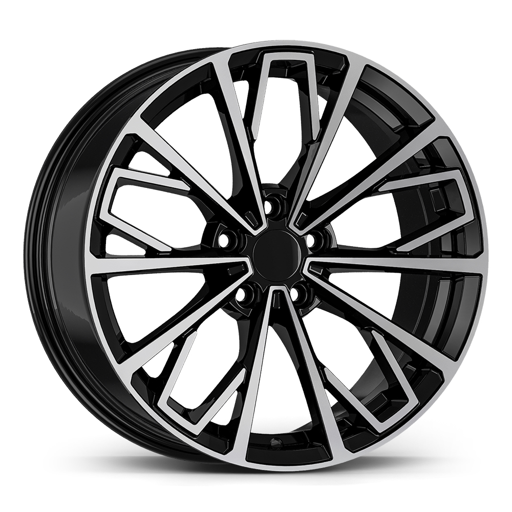 8.0X18" PCD 5X112 AGT Wheels 18289 ET35 66.50 mm Gloss Black Diamond
