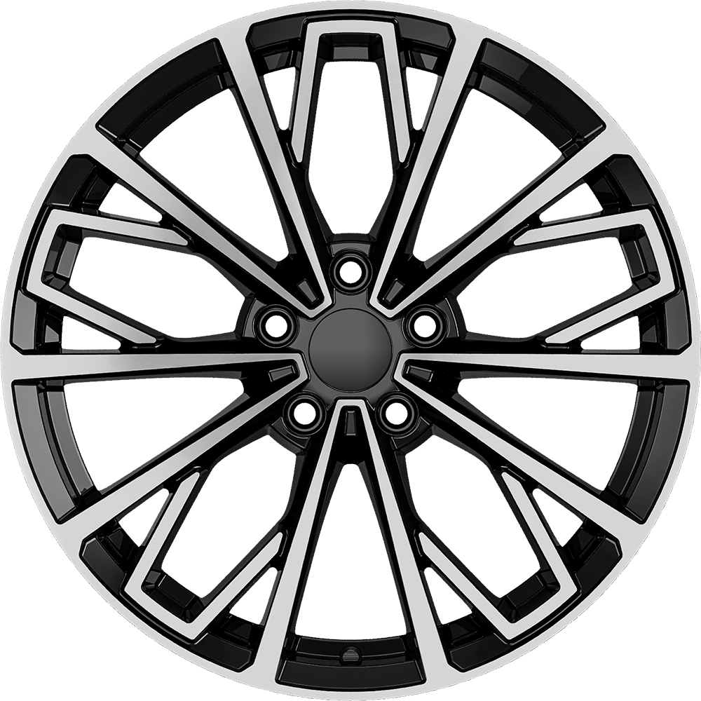 8.0X18" PCD 5X112 AGT Wheels 18289 ET35 66.50 mm Gloss Black Diamond