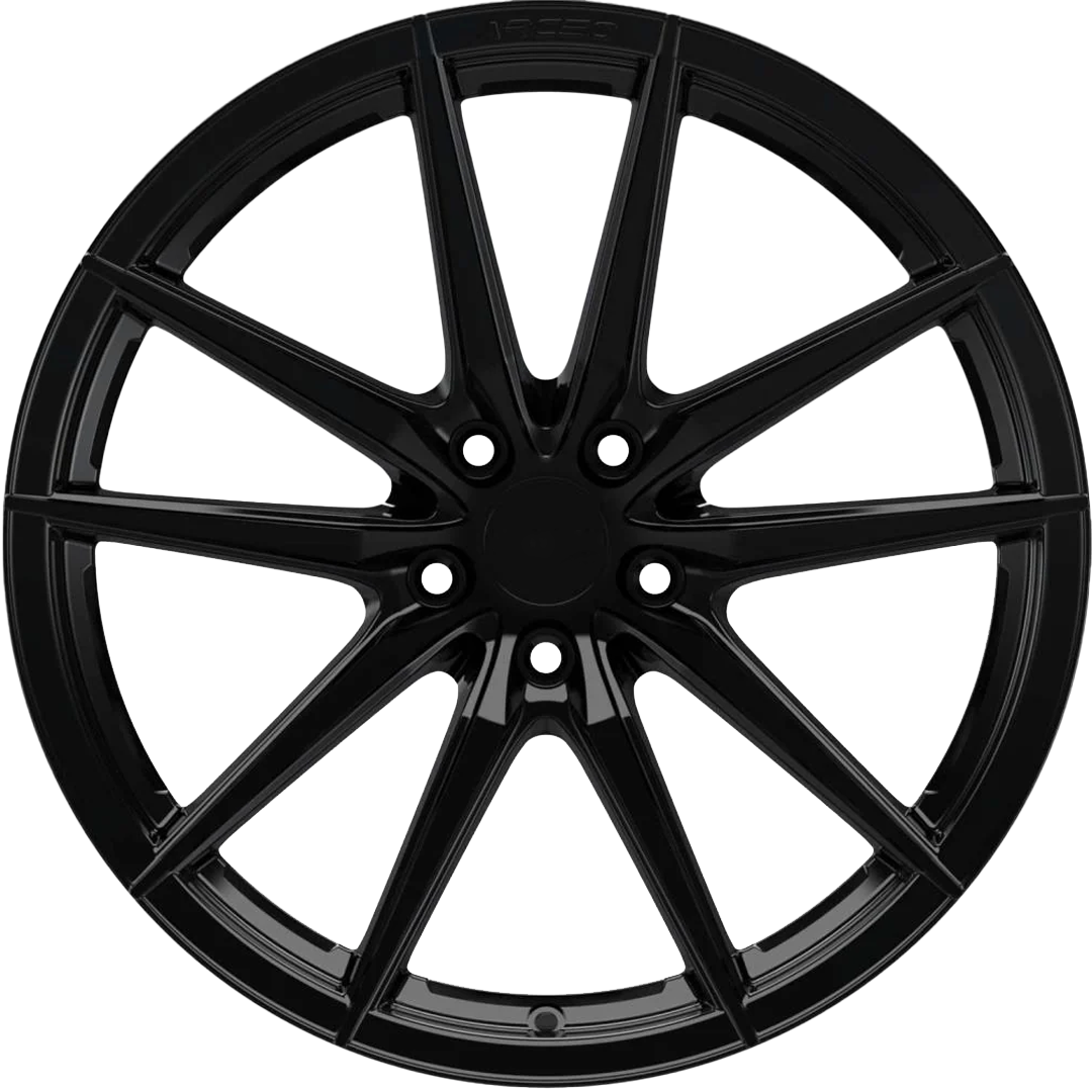 8.0X18" PCD 5X112 Arceo Wheels ARC-18190-17 ET33 Glossy Black Monaco 73.1 mm