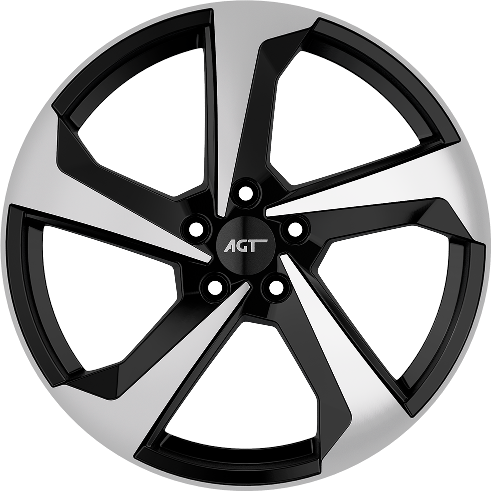 8.0X18" PCD 5X112 FD Wheels 18120 BLACK DIAMOND ET44 66.6 mm