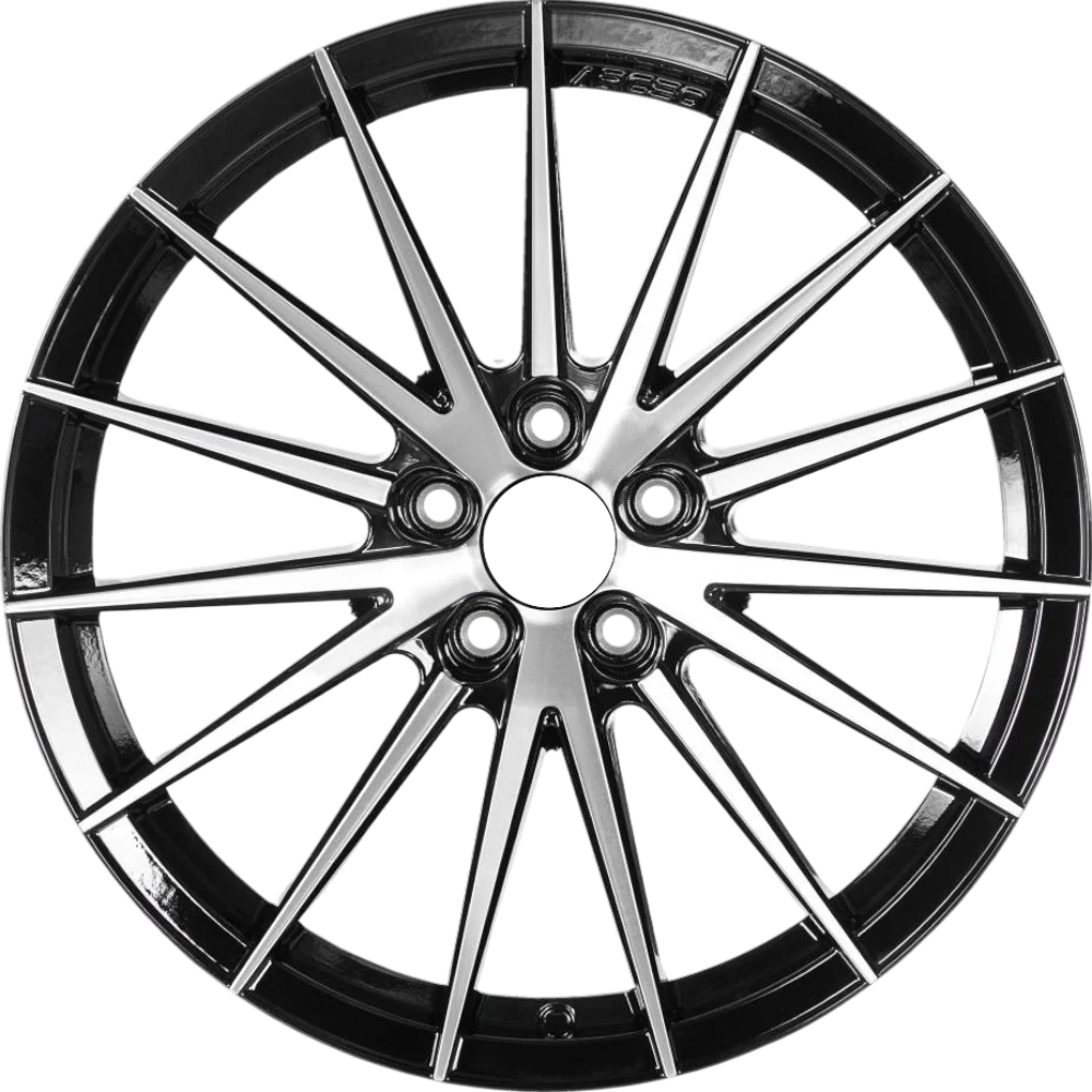 8.0X18" PCD 5X114.3 Arceo Wheels ARC-S1013-10 ET35 Black Diamond Lisbon 73.1 mm