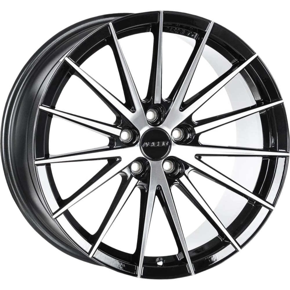 8.0X18" PCD 5X114.3 Arceo Wheels ARC-S1013-10 ET35 Black Diamond Lisbon 73.1 mm