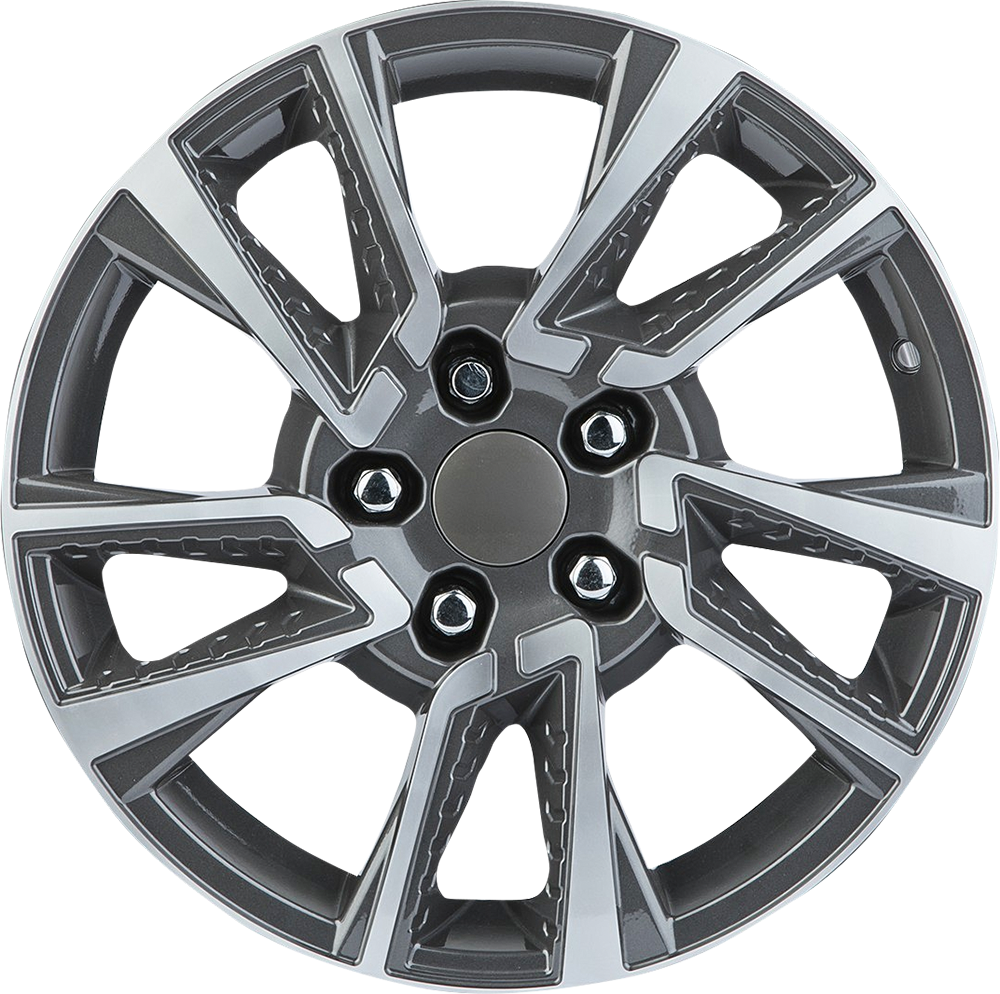 8.0X18" PCD 5X114 AGT Wheels 18077 ET50 60.10 mm Matt Gun Metal Diamond