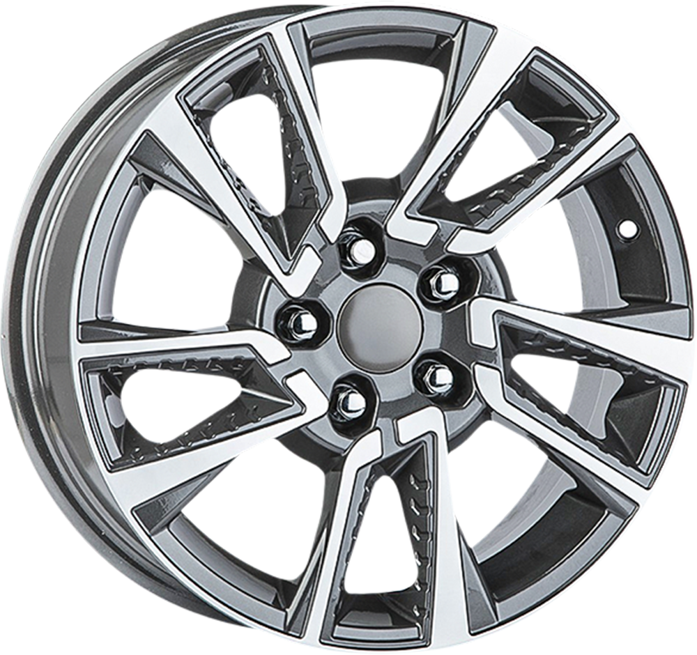 8.0X18" PCD 5X114 AGT Wheels 18077 ET50 60.10 mm Matt Gun Metal Diamond