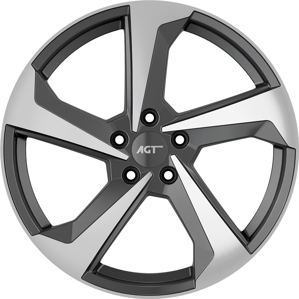 8.0X18" PCD 5X114 AGT Wheels 18120  ET50 67.10 mm TITAN DIAMOND