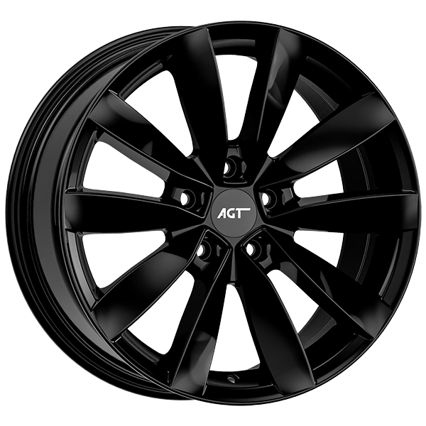 8.0X18" PCD 5X114 AGT Wheels 18271 ET35 67.10 mm Gloss Black