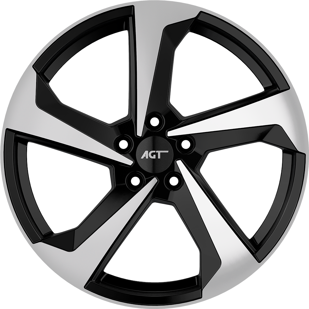 8.0X18" PCD 5X114 FD Wheels 18120 BLACK DIAMOND ET36 60.1 mm