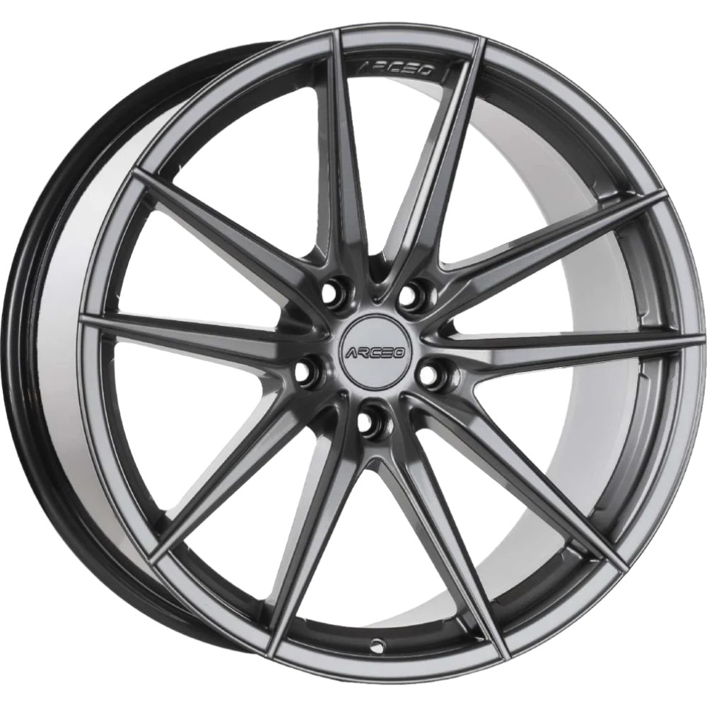 8.0X18" PCD 5X120 Arceo Wheels ARC-18190-65 ET33 Hyper Black Monaco 72.6 mm