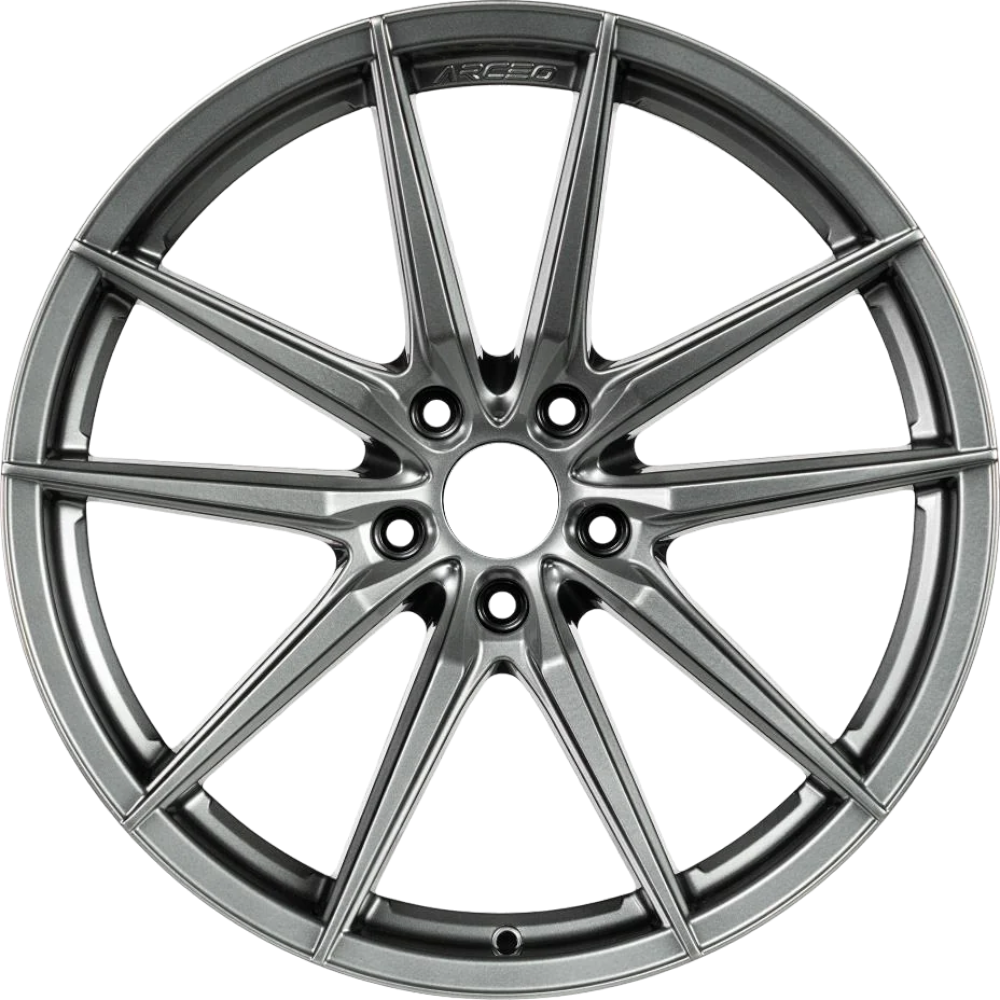 8.0X18" PCD 5X120 Arceo Wheels ARC-18190-65 ET33 Hyper Black Monaco 72.6 mm