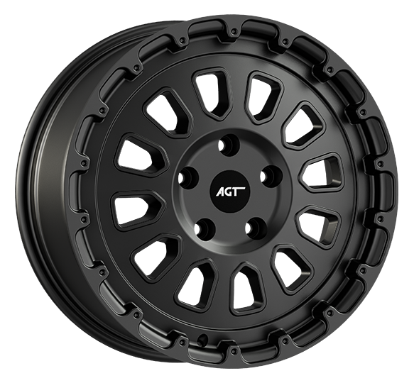 8.0X18" PCD 5X130 AGT Wheels 18216 ET55 Matt Black 78.10 mm