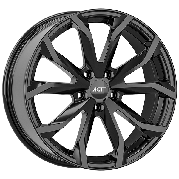 8.0X18" PCD 5X160 AGT Wheels 834-1  ET50 65.10 mm Gloss Black