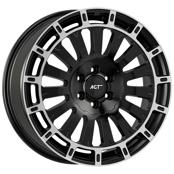 8.0X18" PCD 6X120 AGT Wheels 18169 74.60 mm Matt Black Diamond