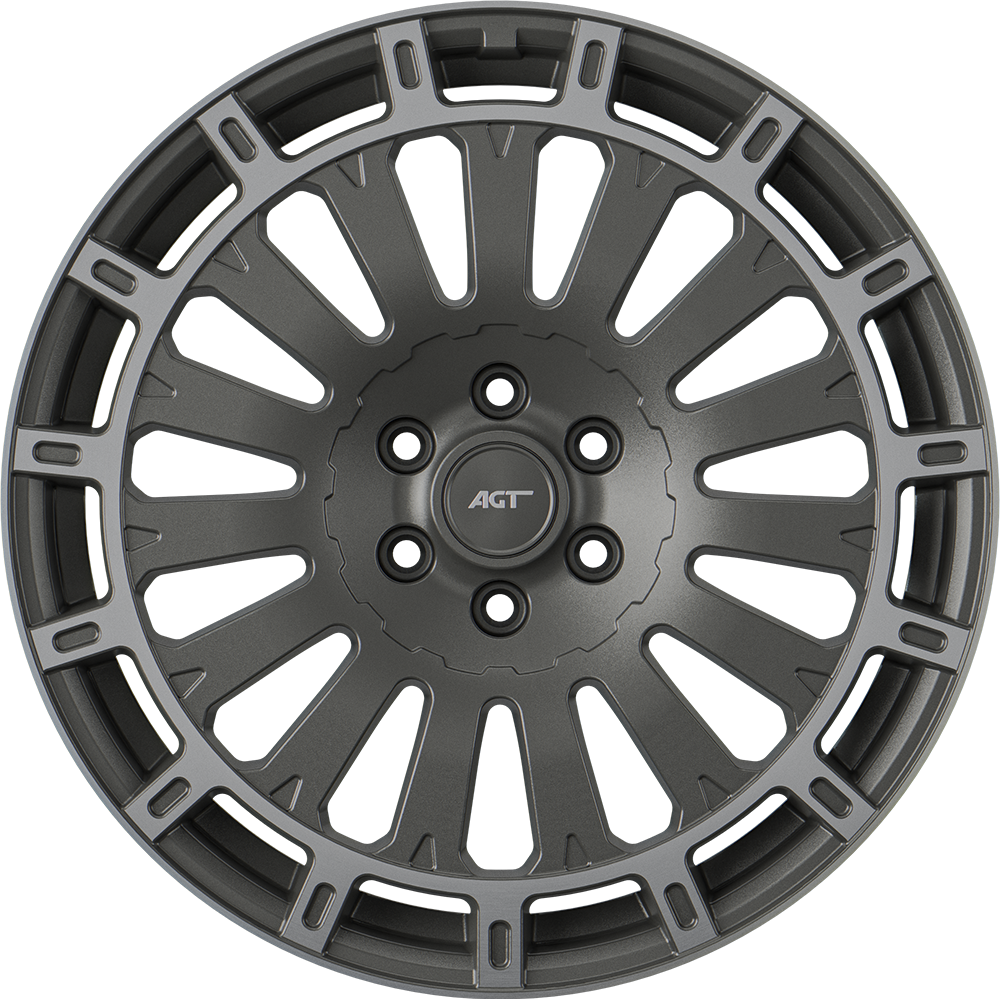 8.0X18" PCD 6X120 AGT Wheels 18169 74.60 mm Matt Titan Diamond