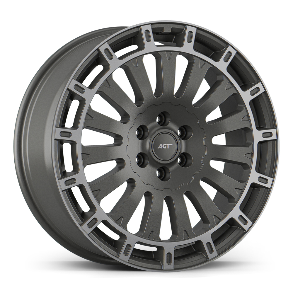 8.0X18" PCD 6X120 AGT Wheels 18169 74.60 mm Matt Titan Diamond