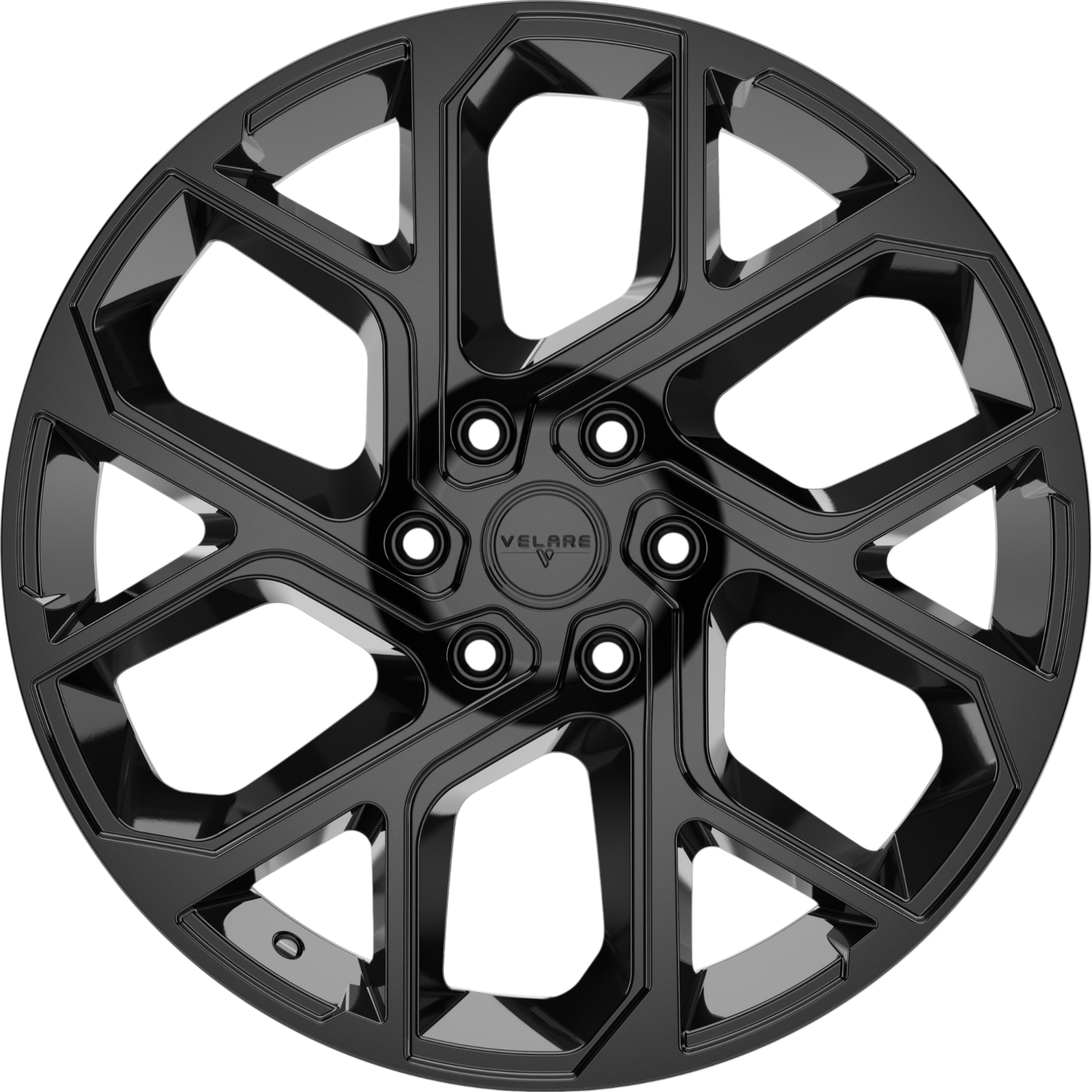 8.0X18" PCD 6X120 Velare 18245 ET45 Santorini Black 74.58 mm