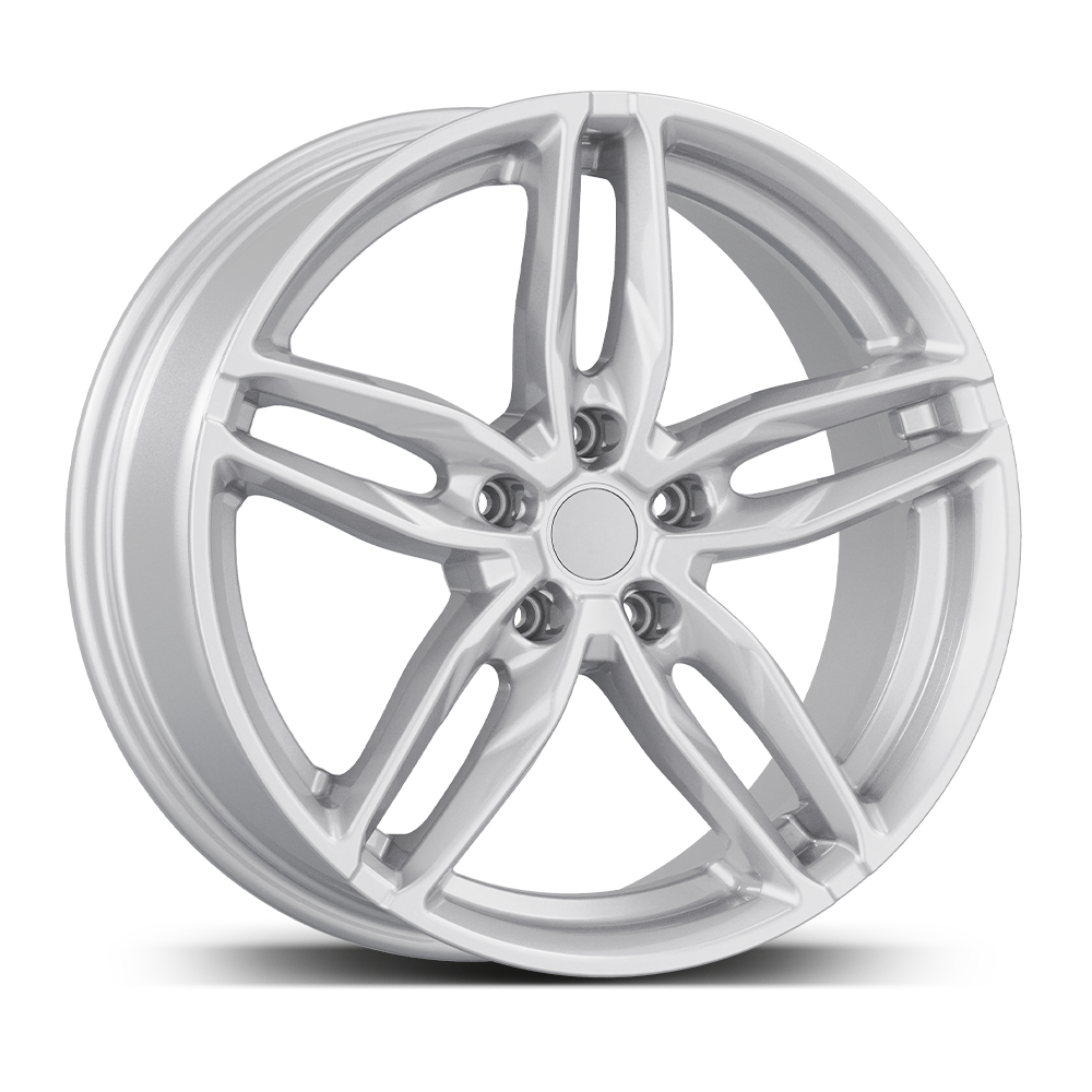 8.0X18" PCD5X112 AGT Wheels 807 ET66.6 White Silver 66.6 mm