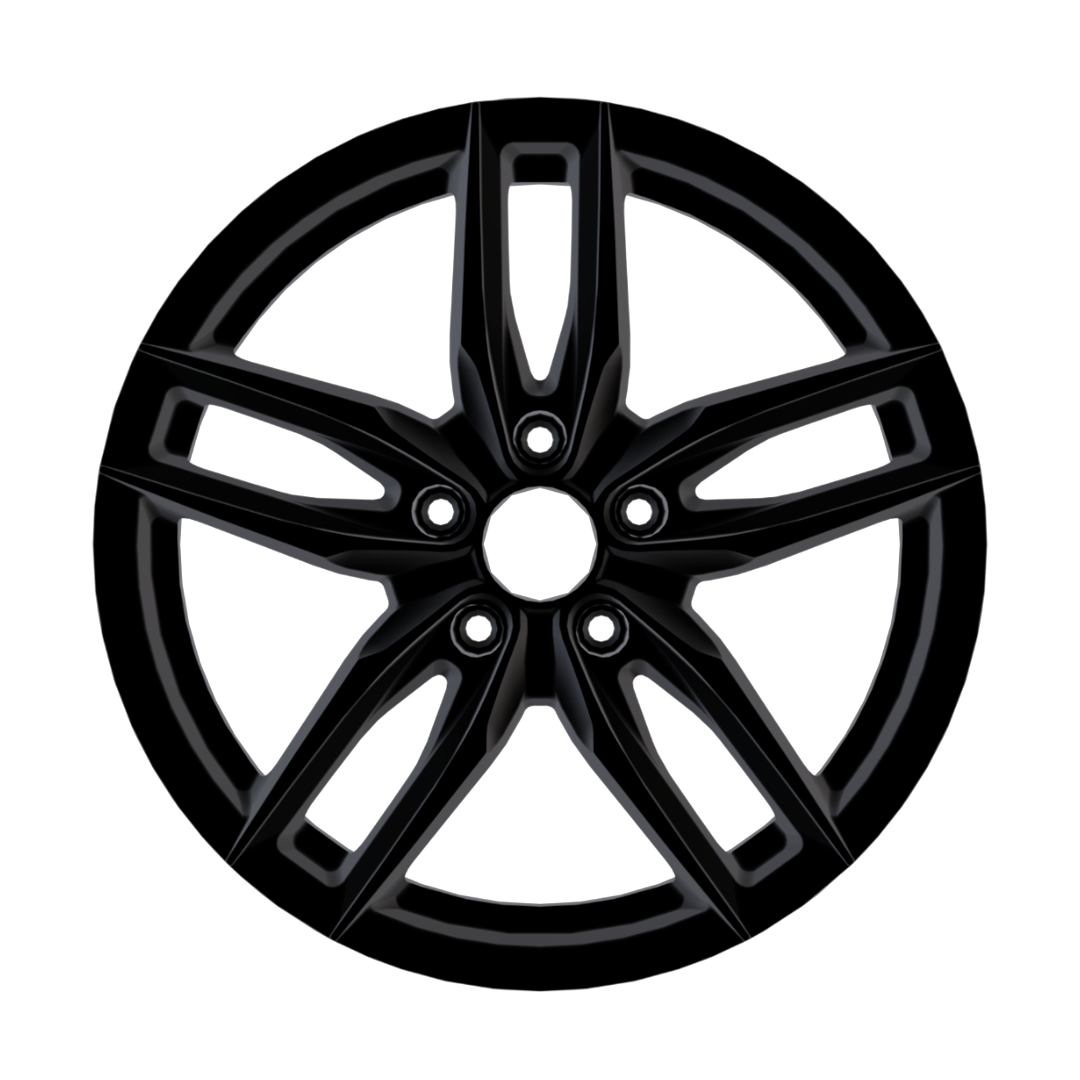 8.0X18" PCD5X120 AGT Wheels 18172-1 ET72.6 Gloss Black 72.6 mm