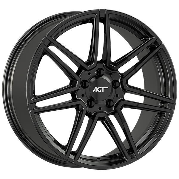 8.0X19" PCD 5X112 AGT Wheels 19266-1 ET42 66.60 mm Gloss Black