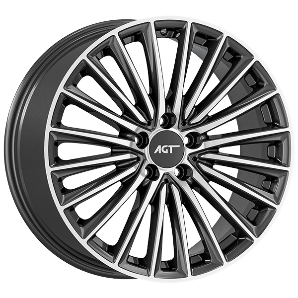 8.0X19" PCD 5X112 Agt Wheels 19269-1-1266 ET43 66.60 mm Titan Diamond