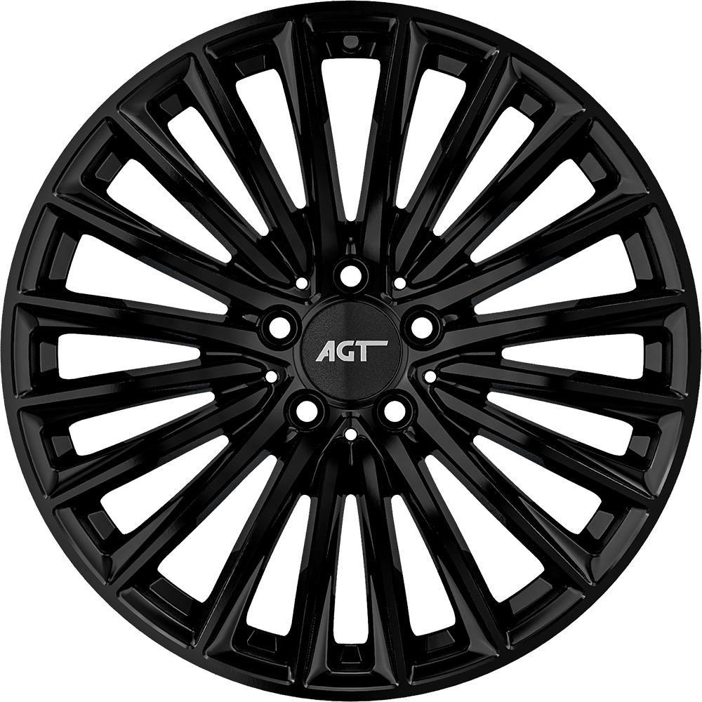 8.0X19" PCD 5X112 AGT Wheels 19269-1 66.60 mm Gloss Black