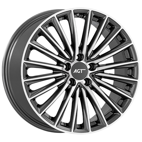 8.0X19" PCD 5X112 AGT Wheels 19269-1 ET38 66.60 mm TITAN DIAMOND