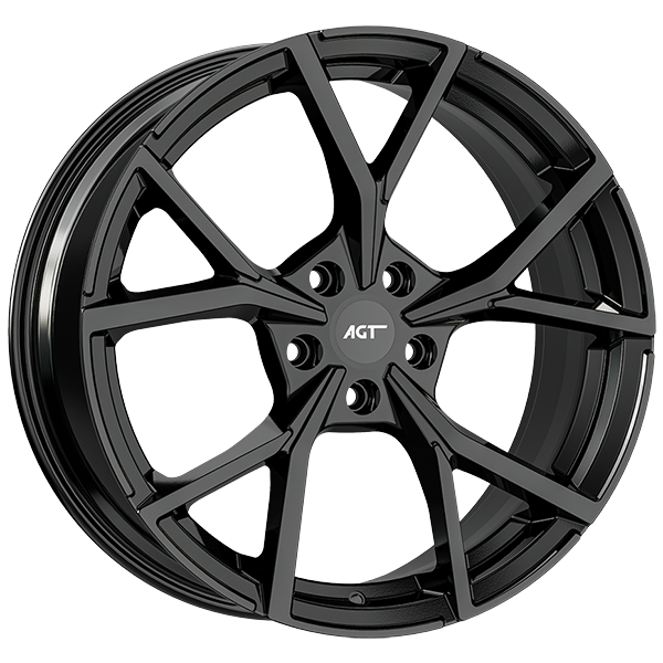 8.0X19" PCD 5X112 AGT Wheels 19270 ET48 57.10 mm Gloss Black