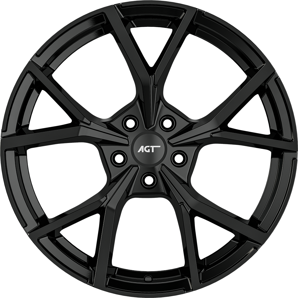 8.0X19" PCD 5X112 AGT Wheels 19270 ET48 57.10 mm Gloss Black