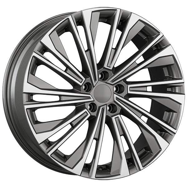 8.0X19" PCD 5X112 AGT Wheels 19284 ET44 57.10 mm Titan Diamond