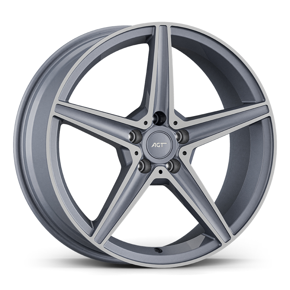 8.0X19" PCD 5X112 AGT Wheels 19297-1 66.60 mm Gun Metal Diamond