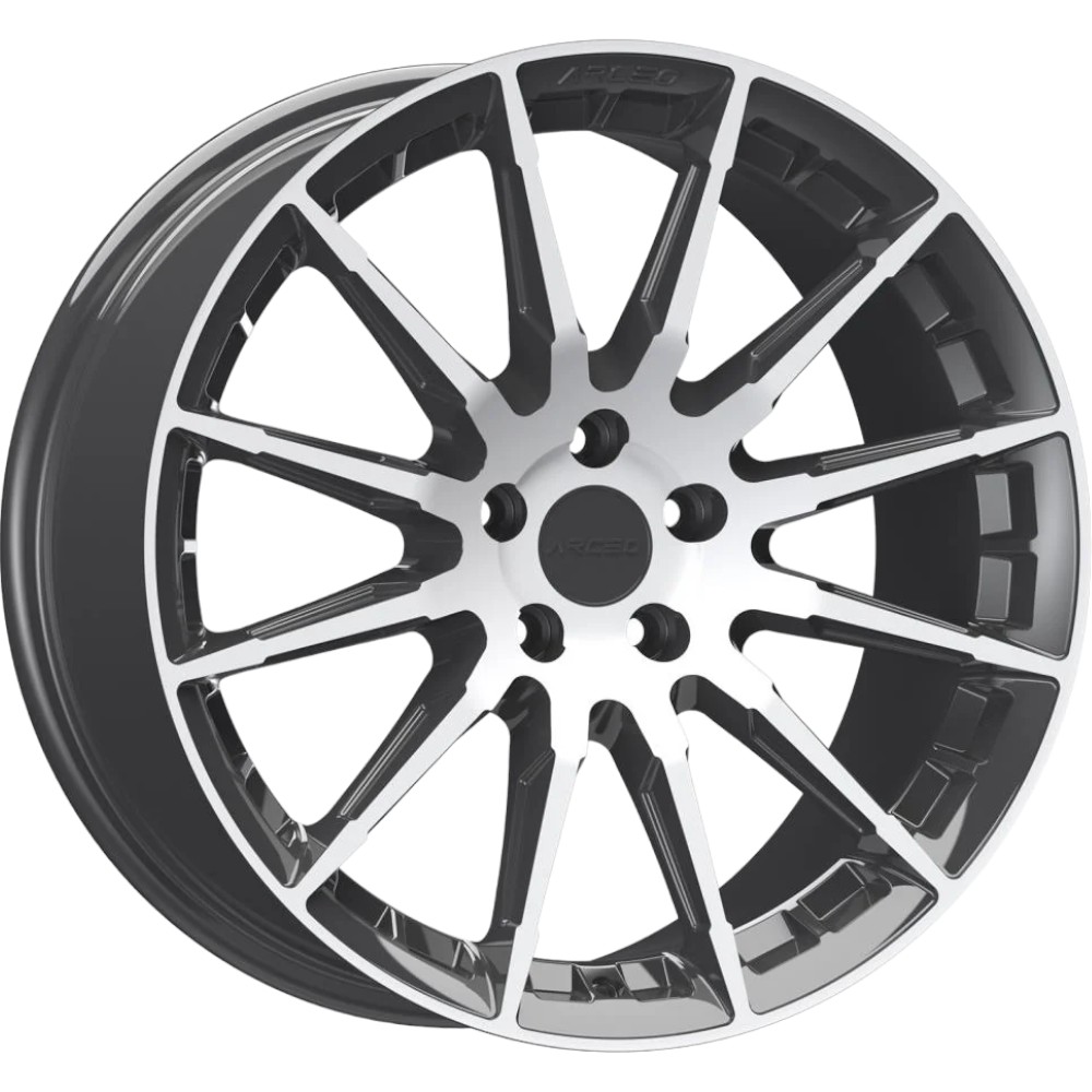 8.0X19" PCD 5X112 Arceo Wheels ARC-ASW03-17 ET40 Titan Diamond 73.1 mm