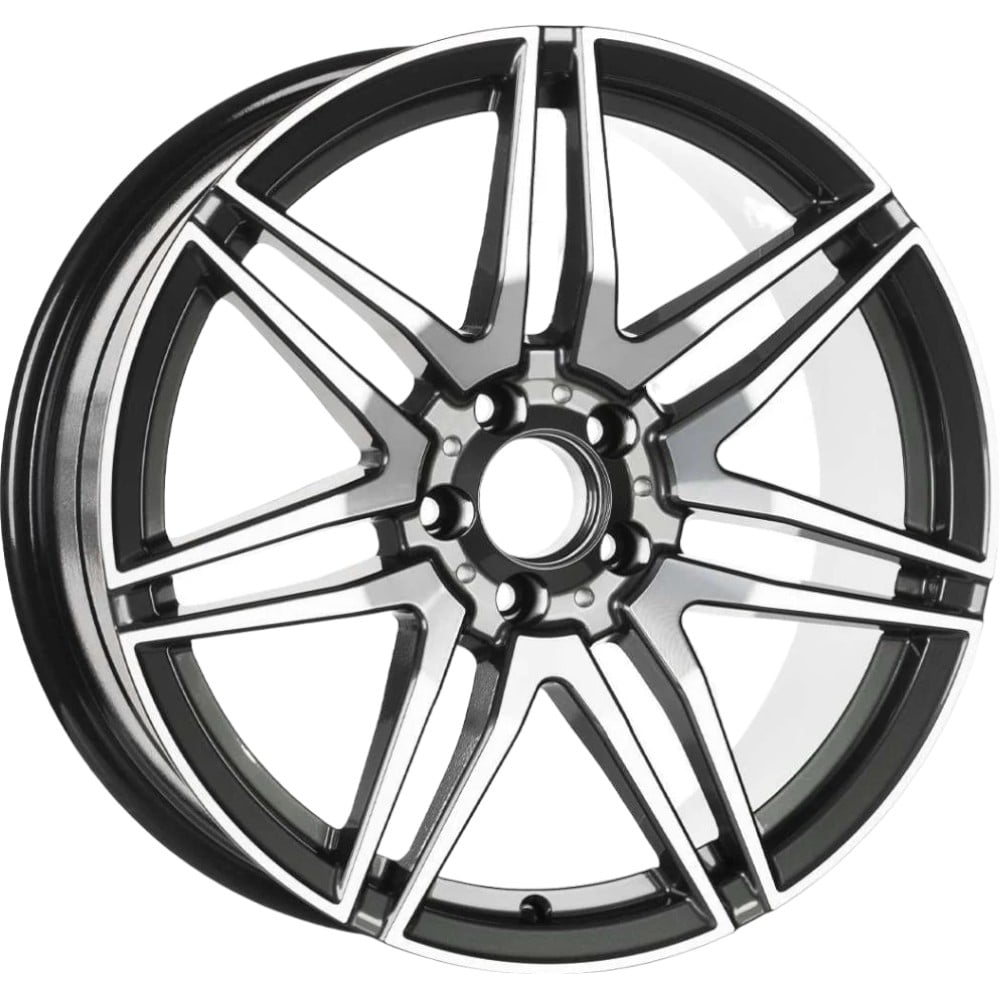 8.0X19" PCD 5X112 EMR Wheels EMR-A360-06 ET45 66.6 mm GUN METAL DIAMOND