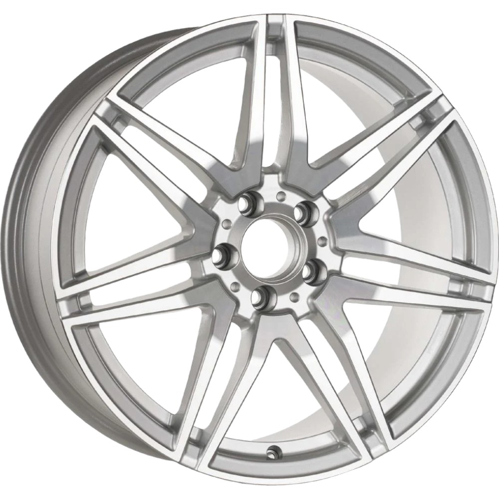 8.0X19" PCD 5X112 RC 360 SILVER DIAMOND ET45 66.6 mm
