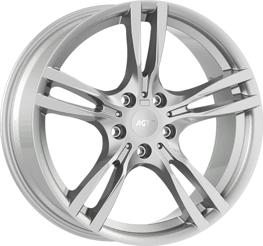 8.0X19" PCD 5X120 19187 Legend F30 ET35 72.60 mm Full Silver